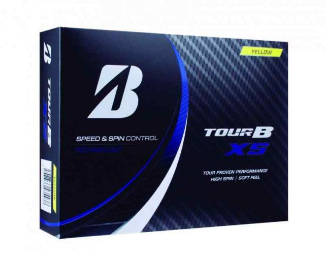 BRIDGESTONE(ブリヂストン)ゴルフボール TOUR B X/XS 2022年モデル 12球入 (イエロー(12球入り))