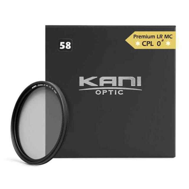 KANI PLフィルター ZeroSharpシリーズ Premium LR MC CPL 0# Natural 円偏光フィルター (58mm)
