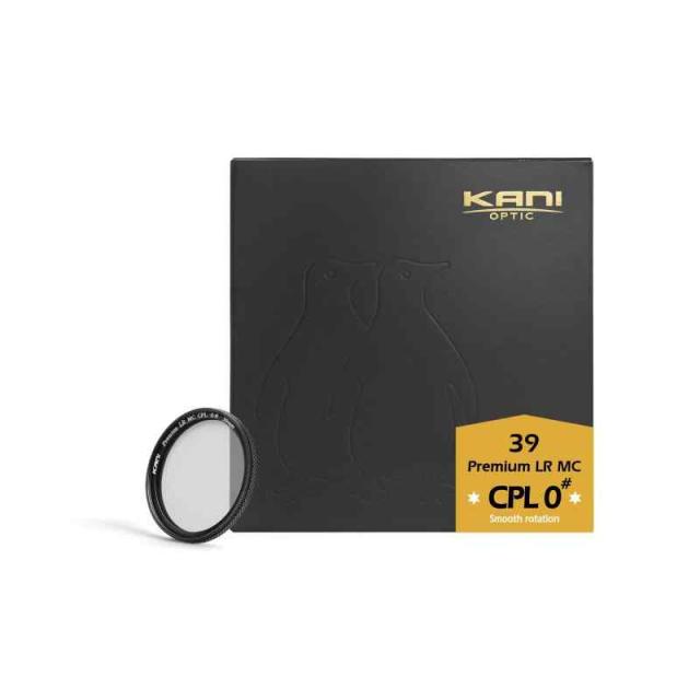 KANI PLフィルター ZeroSharpシリーズ Premium LR MC CPL 0# 円偏光フィルター 低反射 撥水 撥油 防汚 (39mm, 厚枠)