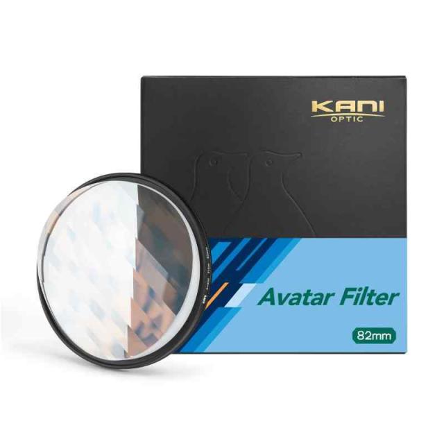 KANI 82mm プリズムフィルター Avatar Filter 前枠回転式 特殊効果フィルター 万華鏡効果 夜景撮影 イルミネーション 815972