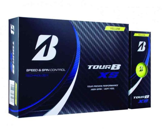 BRIDGESTONE(ブリヂストン)ゴルフボール TOUR B X/XS 2022年モデル 12球入 (イエロー(12球入り))