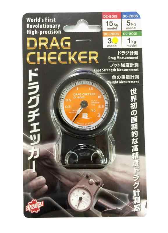 櫻井釣漁具 BOUZ ドラグチェッカー （1kg/3kg/5kg/15kg） (3kg)