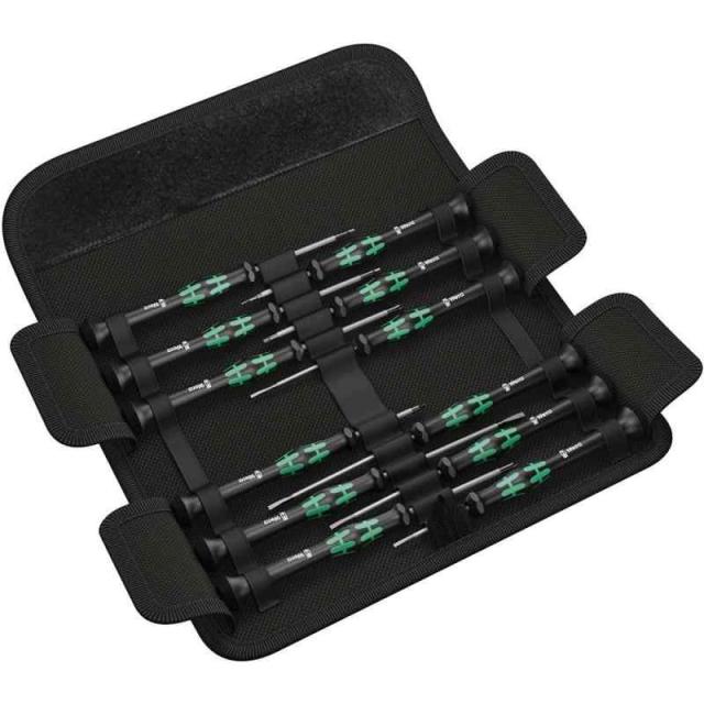 Wera(ヴェラ) 05073675001 | Kraftform 精密作業向けマイクロドライバーセット 12点