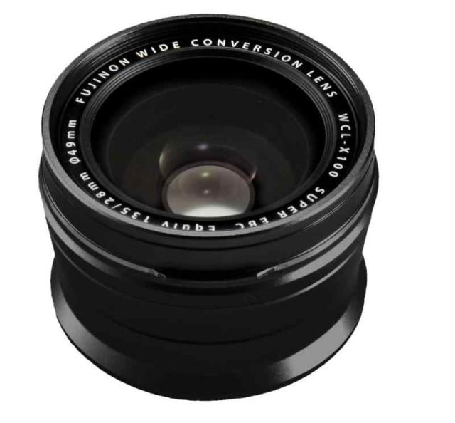 中古：富士フイルム(FUJIFILM) X100用ワイドコンバージョンレンズ ブラック WCL-X100B II