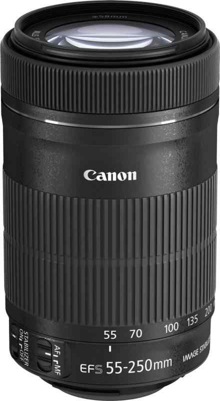 中古：Canon レンズ EF-S55-250mm F4-5.6 IS STM