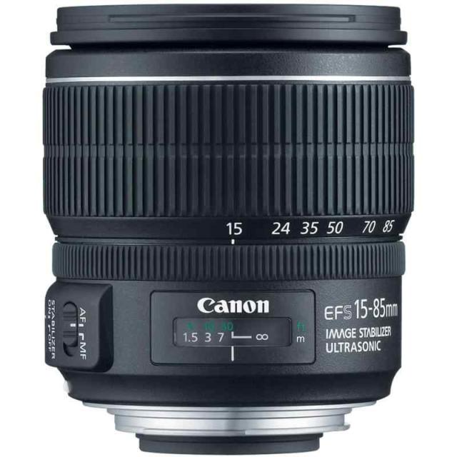 中古：Canon 広角ズームレンズ EF-S15-85mm F3.5-5.6 IS USM APS-C対応