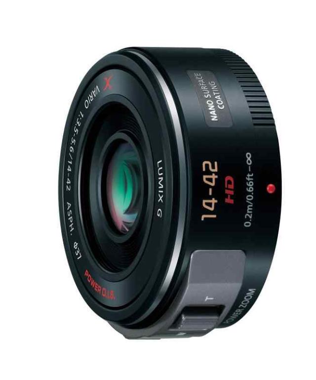 中古：パナソニック(Panasonic) 標準ズームレンズ マイクロフォーサーズ用 ルミックス G X VARIO PZ 14-42mm/F3.5-5.6 ASPH./POWER O.I.S. ブラック H-PS14042-K