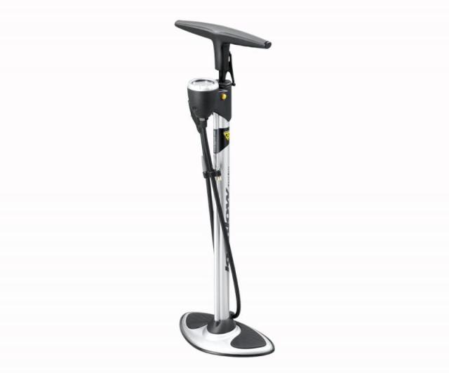 TOPEAK(トピーク) JoeBlow Turbo フロアーポンプ 英/仏バルブ対応 仏式高圧用アダプター/英式トンボ口金/ニードル付属の通販は