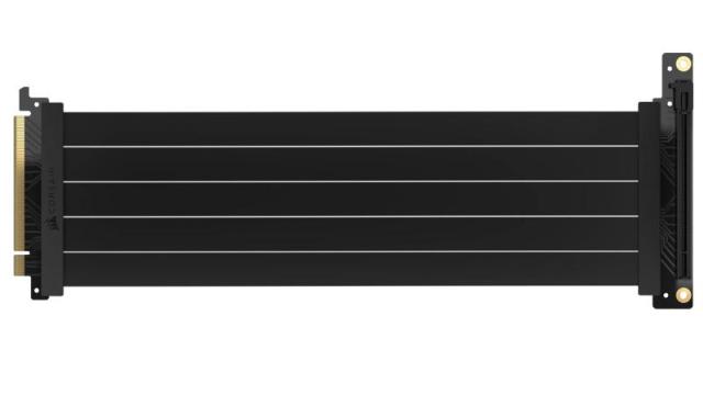 CORSAIR Premium PCIe 4.0 x16 Extension Cable 300mm グラフィックカード 縦置き用 ライザーケーブル CC-9310001-WW ブラックの通販は
