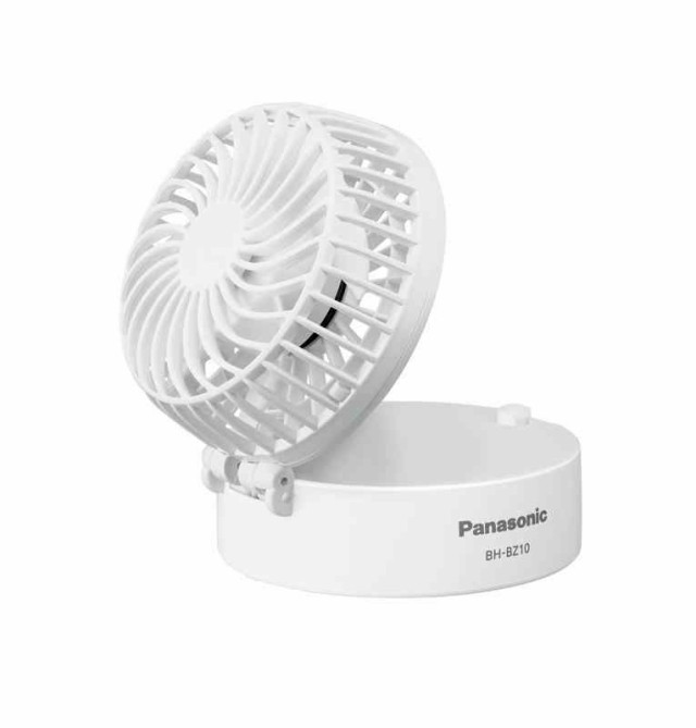 パナソニック 携帯扇風機 パーソナルファン 乾電池式 USB給電可 BH-BZ10M-Wの通販は
