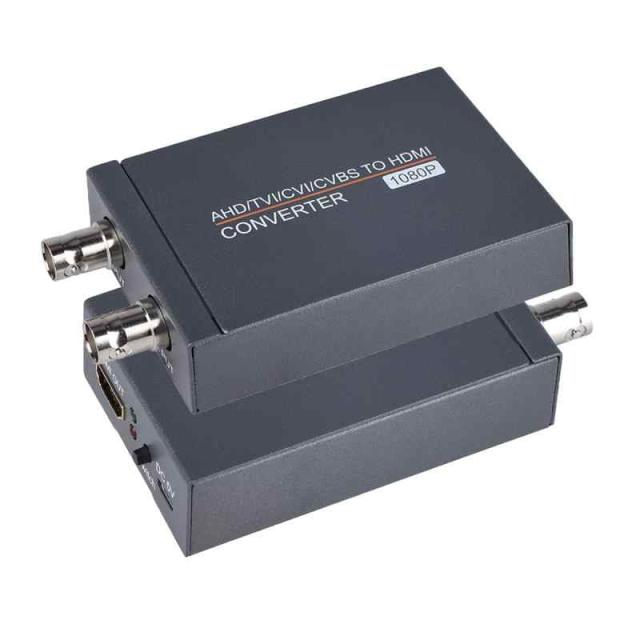 TVI/CVI/AHD to HDMI 変換アダプター フルHD 4K 720P / 1080P / 3MP / 4MP / 5MP / 8MP BNC to HDMIビデオアダプター TVI CVI AHD CVBS BNCビデオ信号 変換 HDTV/Dの通販は 6,091円