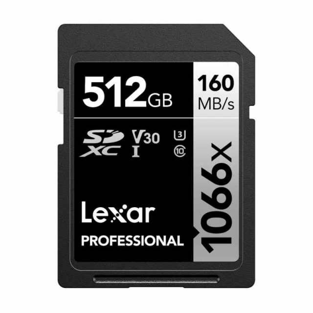 Lexar Professional 1066x SDXC UHS-I Card SILVER Series 512GB LSD1066512G-BNNNG 海外パッケージ版 (512GB)