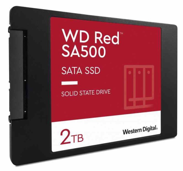 WESTERN DIGITAL 0718037-872322 WD Red 3D NANDシリーズ SSD 2TB SATA 6Gb/s 2.5インチ 7mm 高耐久モデル 国内正規品 WDS200T1R0A