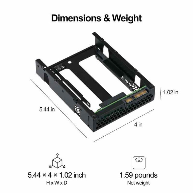 QNAP(キューナップ) QDA-A2AR PCやNAS用のRAID対応ドライブアダプター 2台の2.5 SATA SSDを1つの3.5 SATAドライブベイで使用