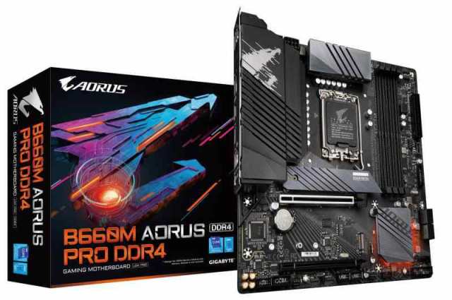 GIGABYTE B660M AORUS PRO DDR4 Rev.1.0 マザーボード Micro-ATX [Intel B660チップセット搭載] MB5683