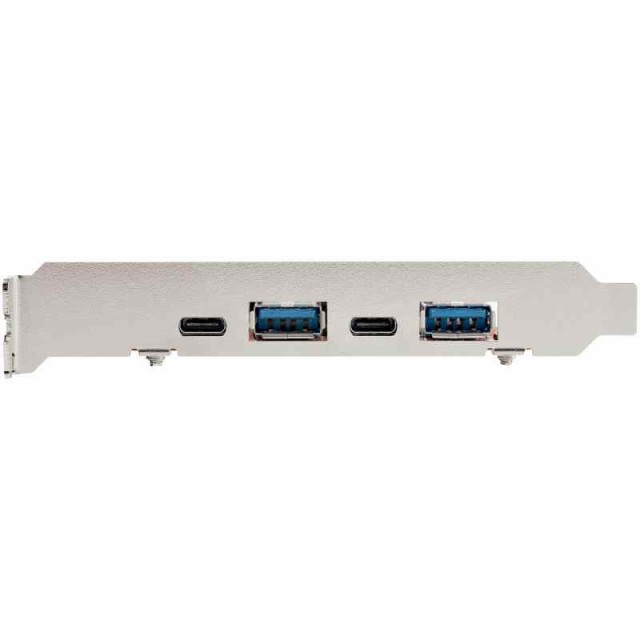 StarTech.com 4ポート増設PCI Expressインターフェースカード／10Gbps USB 3.1 Gen2拡張カード／PCIデュアルコントローラ／2x USB-C + 2x