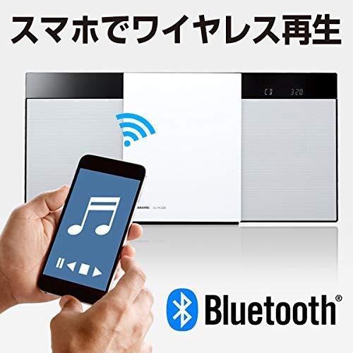 パナソニック ミニコンポ FM/AM 2バンド Bluetooth対応 USBメモリー録音機能搭載 SC-HC320-K ブラック