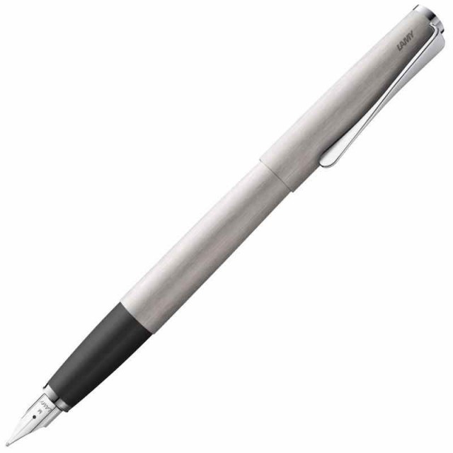 LAMY ラミー 万年筆 ペン先F(細字) ステュディオ マットステンレス L65-F 両用式 品