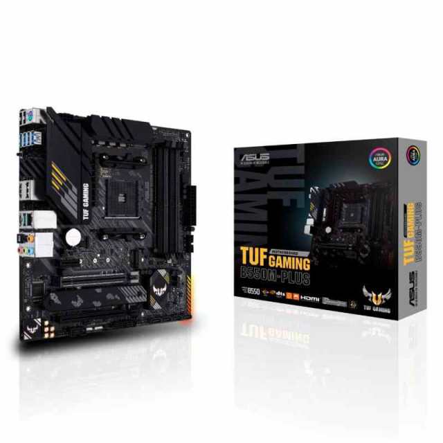 ASUS TUF GAMING B550M-PLUS AMD Ryzen 5000シリーズ AM4 対応 B550 搭載 mATX マザーボード/国内品