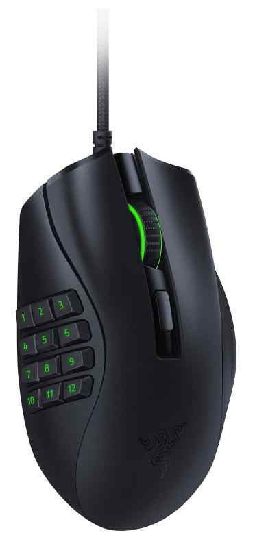 Razer Naga X MMO ゲーミングマウス 16ボタン 多ボタン 多ボタンマウス 軽量 85g 18000 DPI 5G 高性能オプティカルセンサー 柔らかい布巻