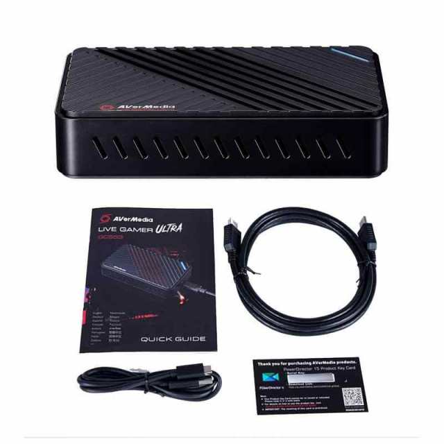 AVerMedia Live Gamer Ultra GC553 [ 4K]パススルー対応 ゲームキャプチャーボックス Full HD 1080p 60fps usb3.1 Ultra-Low[Latency] [