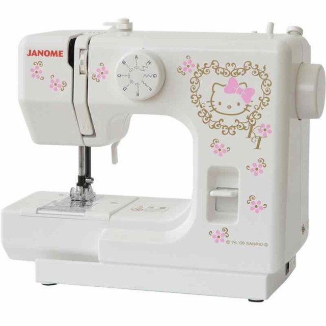 ジャノメ JANOME ハローキティ 電動ミシン コンパクト KT-35