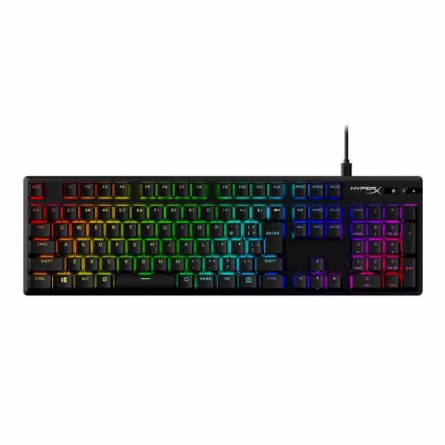 【日本語配列】 ハイパーエックス(HyperX) Alloy Origins RGB PBTメカニカルゲーミングキーボード HyperX赤軸 ゲーマー向け メーカー2年