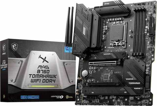 MSI マザーボード MAG B760 TOMAHAWK WIFI DDR4 ATX [Intel B760 チップセット搭載] MB5990