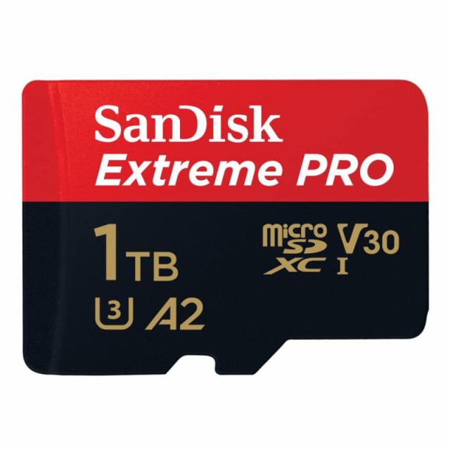 SanDisk microSDXC UHS-I Card 1TB Extreme PRO Ultra High Speed Type (Up to 200 MB/s / Write Up to 140 MB/s when using SanDisk Pro