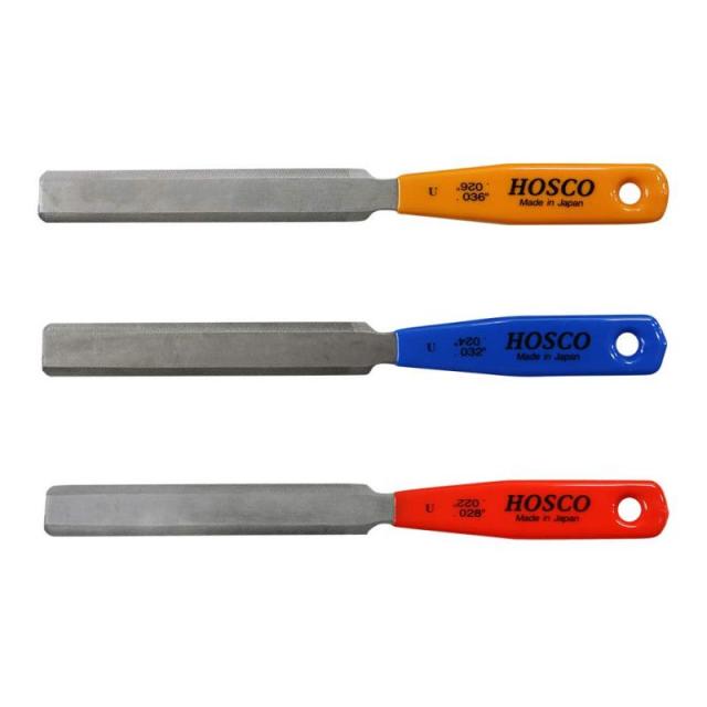 HOSCO Luthiers Tools ナットファイル ウクレレ用 3本組 .022/.028, 024/.032, 026/.036 TL-NF3Uの通販は 11,694円