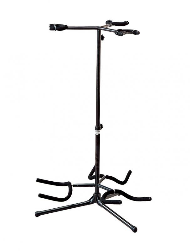 キクタニ ギタースタンド 3本立て用 ラッカー塗装対応 転倒防止用ゴム付属 GS-109B/3 ブラックの通販は 5,375円