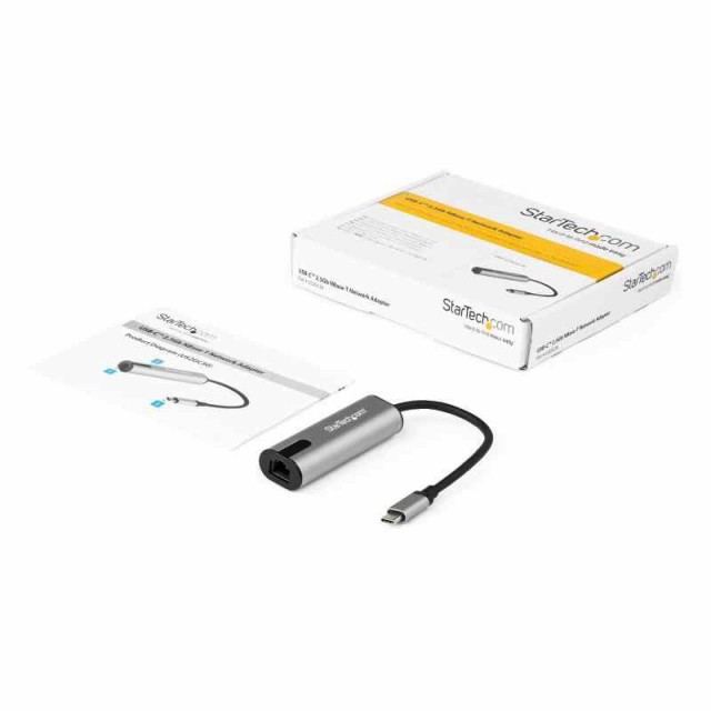 StarTech.com LANアダプター/USB-C/1x RJ45/100Mbps/1G/2.5G/スペースグレー