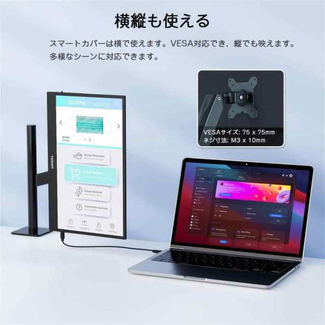 Yodoit モバイルモニター モバイルディスプレー (15.6インチ)