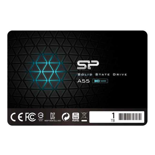 シリコンパワー SSD 3D NAND採用 SATA3 6Gb/s 2.5インチ 7mm 3年 A55シリーズ (1TB, 単品)の通販は 8,099円