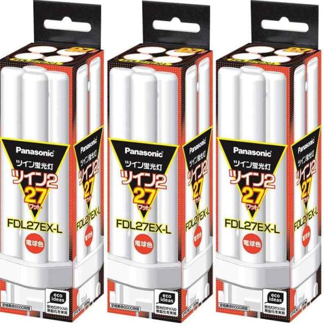 パナソニック(Panasonic) PANASONIC ツイン蛍光灯27W電球色 FDL27EX-Lの通販は