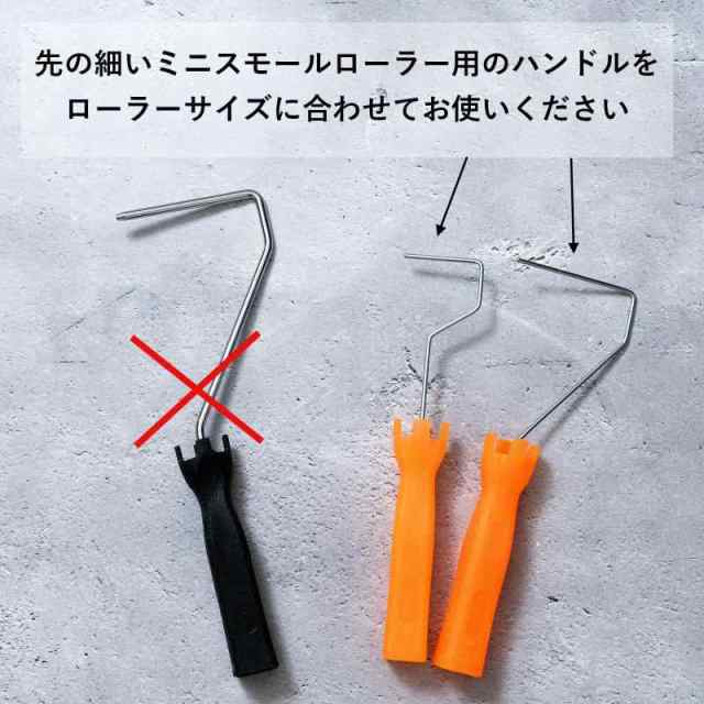 ハケ市 ミニスモール ローラー マイクロファイバー ホワイト 3インチ 13mm 50本 セット 塗装 ペイントローラー まとめ買いの通販は