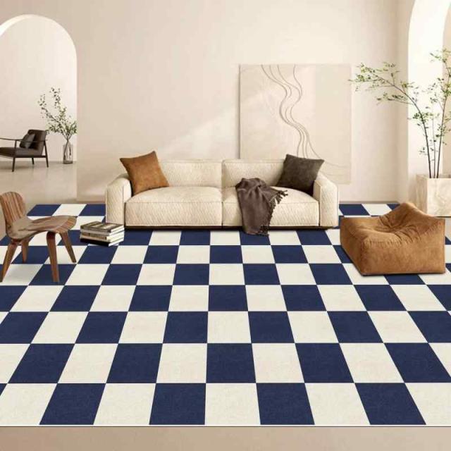 HDMOD 30x30 タイルカーペット (40枚入, ネイビー＆ベージュ) 6,302円