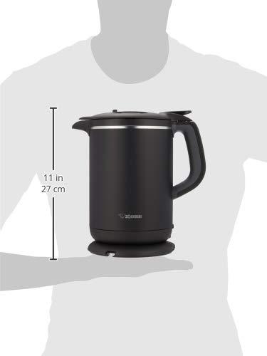 象印マホービン 電気ケトル 1.0L スピード沸とう 安全設計 転倒湯漏れ防止 保温機能 ハンドドリップモード ブラック CK-AX10-BA