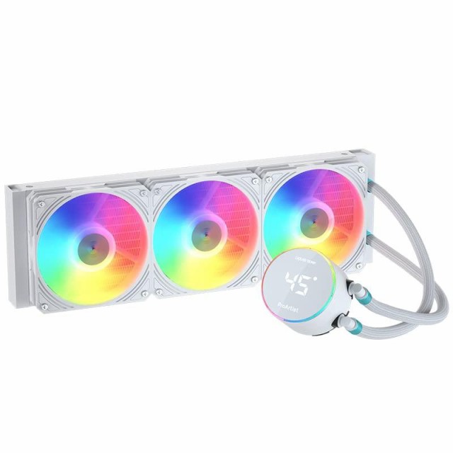 プロアーティスト(ProArtist) ProArtist 360mm ラジエーター オールインワン水冷 CPUクーラー ホワイト GRATIFY AIO5 WHITE AIO5-WH