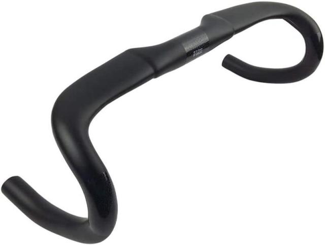 カーボンハンドル ロード自転車ハンドル エアロハンドルバー ドロップバーリーチ79.4mmドロップ123.5mm 直径31.8mm超軽量エアロダイナミックロードバーインテグレーテット人間工学 (400mm)