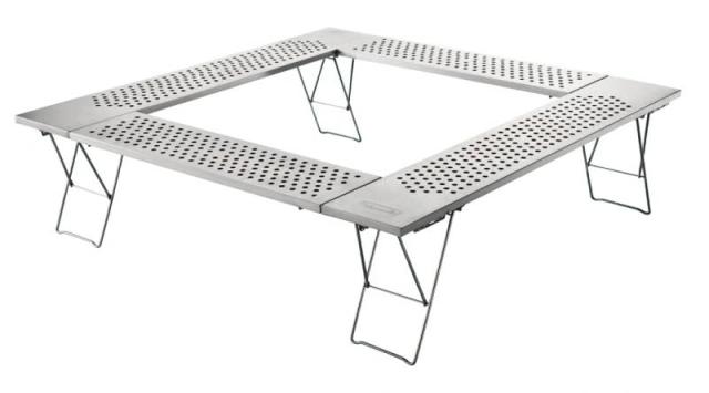 コールマン(Coleman) 焚火台テーブル ファイアープレーステーブル (約100×100×27（h）cm, 無)