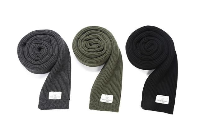 ツタエル ウール マフラー/スカーフ 男女兼用 防寒 ストール 秋冬