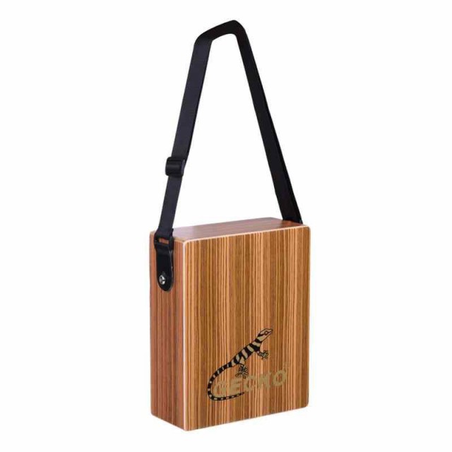 C-68Z Portable Traveling Cajon Box Drum Hand Drum Wood Percussion Instrument with Strap Carrying Bag