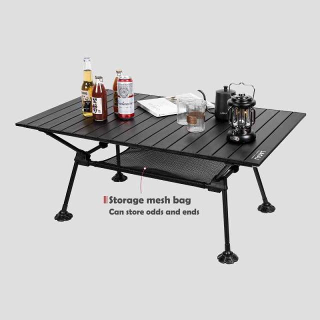 LACAL アウトドアテーブル ロールテーブル キャンプテーブル 折り畳み