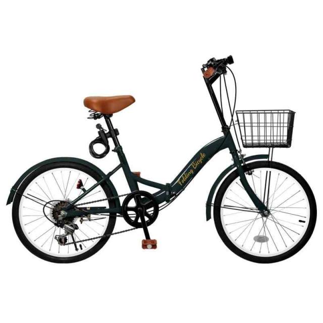 Mixiu 折りたたみ自転車 折り畳み自転車 20インチ 折畳み自転車 P-O8A 6段変速 塗装プロセスのアップグレード 高炭素鋼フレーム ハンドル・サドル高さ調整可能 前後泥除け装備 ワイヤーロック、ライト、カゴ、空気入れ付き 男女兼用 通勤 通学 旅