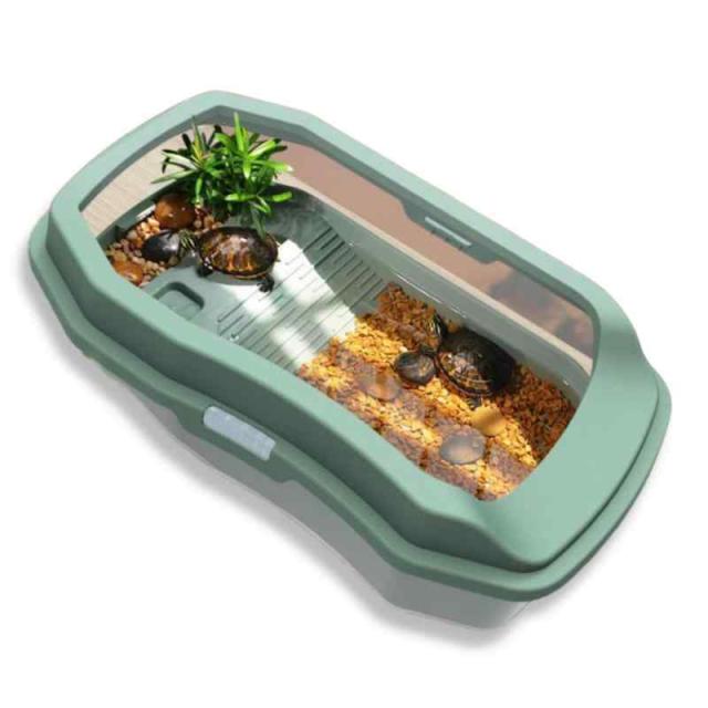 Loryikarfur】脱出防止機能付きリクガメ用飼育ケージ 80*80cm 半