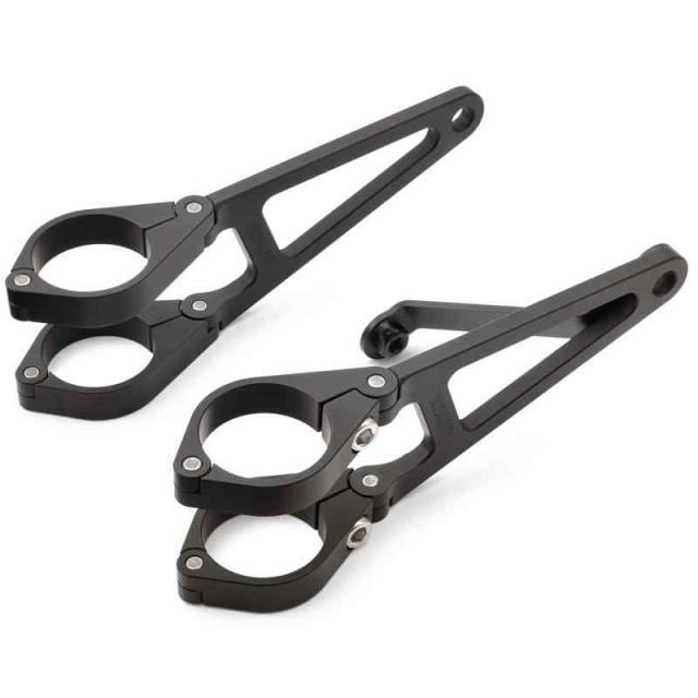 デイトナ(Daytona) バイク用 ヘッドライトステー SR400/500(93-21) セパハン対応 ノーマルヘッドライト対応ブラケットセット 25225 ブラックの通販は