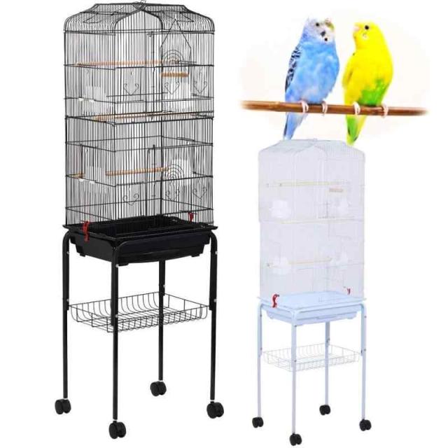 鳥かご ケージ おしゃれ 大型 スタンド とまり木付き 小さな鳥のオウムのトラベルバッグ/バックパックの外側の軽量大型pvc 鳥かご 大型 スタンド 鳥ケージ ケージ おしゃれ 台 鳥籠 鳥小屋