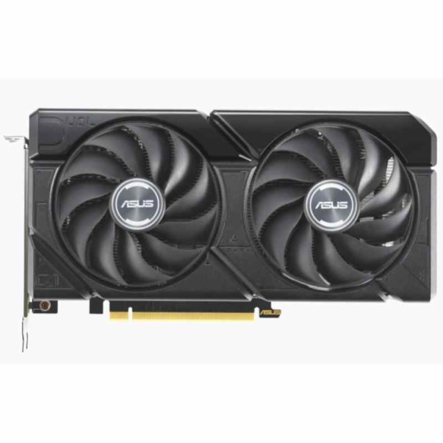 ASUS DUAL GeForce RTX 4070 SUPER EVO OC Edition 12GB GDDR6X ビデオカード 2 つの強力な Axial-tech ファン/DUAL-RTX4070S-O12G-EVO