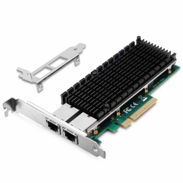 XZSNET 10Gb PCI-E LANカード (Intel X540 (2xRJ45))